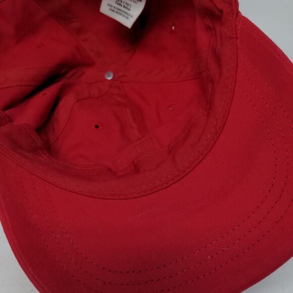 Victoria's Secret PINK Slideback Hat Red One Size Adjustable 6 Panel - Picture 9 of 12